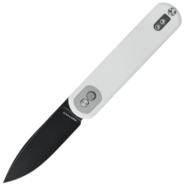 Vosteed Corgi 14C28N Black Stonewash White G10 CG3S01 - KNIFESTOCK