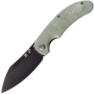 KANSEPT Nesstreet CPM-S35VN, Green Micarta K1039A3 - KNIFESTOCK