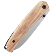 Petrified Fish PF719 Patte V2 14C28N Satin Olive wood PF719OWOS - KNIFESTOCK