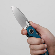 Vosteed Ankylo Elmax Stonewash Kék Alumínium A1912 - KNIFESTOCK