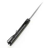 TENABLE KNIVES Einar Blackwash Nitro-V 0.137&#039;&#039;/3.5mm Olive Green &amp; Black G10 T2072A1 - KNIFESTOCK