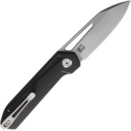 KUBEY Royal Nest Liner Lock EDC Pocket Knife Front Flipper Black G10 Handle KU321A - KNIFESTOCK