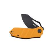 KUBEY Ceyx Liner Lock Flipper Folding Knife Yellow G10 Handle KU335C - KNIFESTOCK
