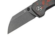 QSP Knife Penguin Mini 14C28N, CF overlay G10 Red QS130XS-E2 - KNIFESTOCK