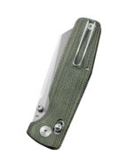 Bestech SLASHER D2 Stone wash Micarta Green Bar Lock BG56B-1 - KNIFESTOCK