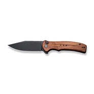 CIVIVI Cogent Guibourtia Wood Handle Black Stonewashed 14C28N Blade C20038D-8 - KNIFESTOCK