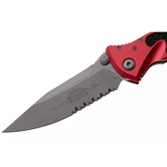 Microtech SOCOM ELITE S/E APOCALYPTIC RÉSZBEN FŰRÉSZELT PIROS 160-11APRD - KNIFESTOCK