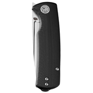 Petrified Fish PFP01XBeluga Homokfúvott 14C28N Fekete G10 PFP01XDP - KNIFESTOCK