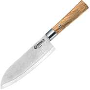 Böker Manufaktur 130437DAM Damast Olive Santoku 17,2 cm - KNIFESTOCK