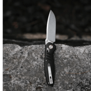 Vosteed Corsair Nitro-V Stonewash Black Micarta CS29NWMK - KNIFESTOCK