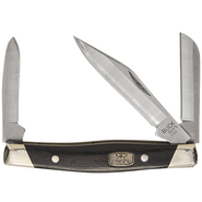 Buck Cadet Ebony Wood 420HC BU-0303BRS2-B - KNIFESTOCK