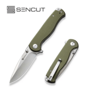 Sencut Errant OD Green G10 Handle Satin Finished 9Cr18MoV BladeLiner Lock S23054B-2 - KNIFESTOCK