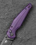 Bestech Snakebird 14C28N, G10, Blokada przyciskiem - Fioletowy BG58E - KNIFESTOCK