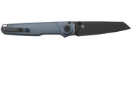 MKM MIURA – CPM Magnacut DSW bld - SOLID Grey Alu hdl, BUTTON LOCK - REV. S/S CLIP MK MI-AGYB - KNIFESTOCK