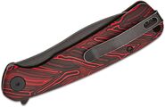 Petrified Fish PFE14 Rogue Black Stonewashed 154CM Red Gmascus G10 PFE14RDMW - KNIFESTOCK