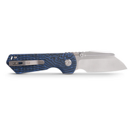 Vosteed Hedgehog S35VN Satin &amp; Brushed Black &amp; Blue GT-Mascus A1302 - KNIFESTOCK