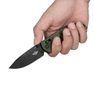 Oknife Rubato 3 (OD Green) 154CM, Aluminiu, Cuțit de închidere verde 7,5 cm - KNIFESTOCK