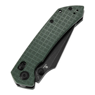 Tenable Knives Fenrir Black Stonewashed Nitro V, Grön G10 med Frag-mönster T103 - KNIFESTOCK