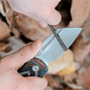 Vosteed Hedgehog S35VN Satin &amp; Brushed Magpie+GT-Mascus A1307 - KNIFESTOCK