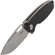 KUBEY Tityus Liner Lock Flipper Folding Knife Black G10 Handle KU322A - KNIFESTOCK