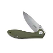 KUBEY Ruckus Liner Lock Folding Knife Green Micarta Handle KU314E - KNIFESTOCK