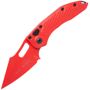 Microtech STITCH S/E STANDARD CERAKOTE RED HANDLE AND BLADE W/ BLK HARDWARE 169- - KNIFESTOCK