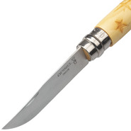 Opinel VRI N°07 Inox Nature Motív Csillagok 254235 - KNIFESTOCK