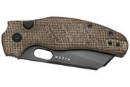 Kizer C01C 2.9 BS ELMAX, Matt DLC Ultra, Norplex UltreX™ Micarta Ki3488.29BSA2 - KNIFESTOCK