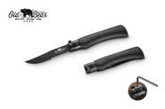 OLD BEAR® L - BLACK PTFE COATED BLADE, BLACK LAMINATED HANDLE 9393/21_MNN - KNIFESTOCK