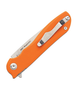 Real Steel E801 Megalodon G10 Oranje 7421 - KNIFESTOCK