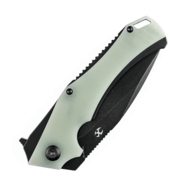 Kansept Mini Hellx Black TiCn Coated D2 Jade G10 T2008A4 - KNIFESTOCK