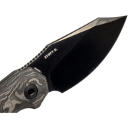Kunwu STIFFY D. KNFS Limited Edition 50pcs VANADIS 4 DLC + Marble Carbon Fiber - KNIFESTOCK