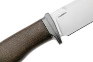 Lion Steel Feststehendes Messer M390 Klinge, GRÜNES Burlap, Ti-Parierstange, Lederscheide AH BLG - KNIFESTOCK