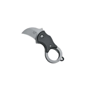 Fox Mini-ka Folding Knife Black Nylon Handle-1.4116 Stainless St.Sandblasted Bl - KNIFESTOCK