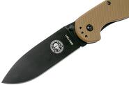 BRK-Esee Avispa Framelock Br/Blk D2 BRK1302CBB - KNIFESTOCK