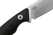 MKM POCKET TANGO 1 – MAGNACUT MUK Satin Fixed bld, MARBLE CARBON FIBER hdl, +POC - KNIFESTOCK