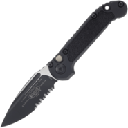 Microtech 2023 LUDT Gen III AUTO M390MK Black Coating Black Aluminum Handles 1135-2T - KNIFESTOCK