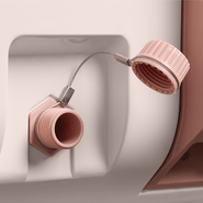 Stanley Pasívny chladiaci box The Easy-Carry Outdoor Wheeled Cooler 47L Rose Quartz - KNIFESTOCK