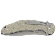 Fox Knives Flipper, N690Co, Micarta, Linerlock FX-302 MOD - KNIFESTOCK