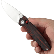 Tenable Knives Raven Stonewashed 14C28N, Piros és Fekete G-mascus T2109V3 - KNIFESTOCK