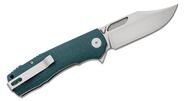 Petrified Fish PFP03 Victor Satin K110 Blue Micarta PFP03BMP - KNIFESTOCK