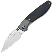 Kizer Shrike S45VN,Stonewashed,Titanium &amp; Richlite® - KNIFESTOCK