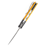 KANSEPT Reverie 154CM, Black and Yellow G10 T2025B7 - KNIFESTOCK