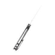 KANSEPT Shard(Left-handed) Satin CPM-S35VN 0.14" / 3.5mm Stonewashed Titanium + Fatcarbon K1006L6 - KNIFESTOCK