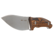 Viper NORDLYS Drop Point Satin N690Co, Bocote Wood, Leather Sheath VT4046BC - KNIFESTOCK