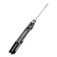 Kansept Apollo Mirror DLC CPM S35VN Blackwash Titanium, Purple Fatcarbon Crossbar lock K2107V4 - KNIFESTOCK
