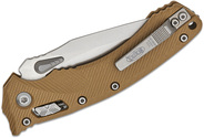 Microtech AMPHIBIAN RAM-LOK STW PART SERR FLUTED TAN G10 137RL-11FLGTTA - KNIFESTOCK