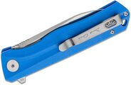 Petrified Fish PF818 Forward Satin D2 Blue G10 PF818BS - KNIFESTOCK