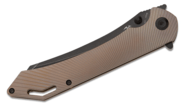 Kansept Colibri Tech Black Stonewashed CPM S35VN Bronze Anodized Titanium K1060A5 - KNIFESTOCK