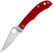 Spyderco HONEYBEE RED G-10 PLAINEDGE - KNIFESTOCK